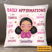 Personalized Daily Affirmation Gift For Granddaughter Pillow 23110 thumb 1