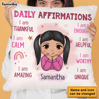 Personalized Daily Affirmation Gift For Granddaughter Pillow 23110 thumb 1