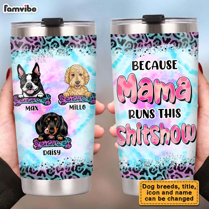 Personalized Gift for Dog Mom Steel Tumbler 23111 1