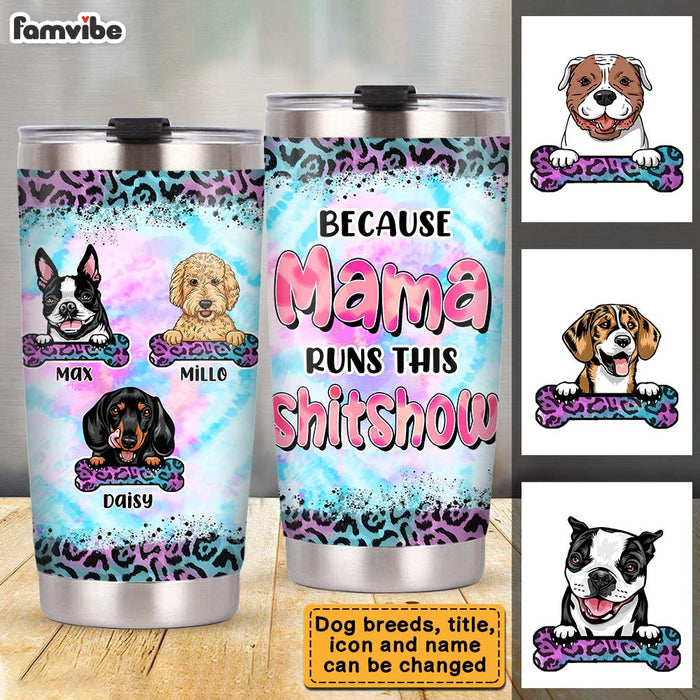 Personalized Gift for Dog Mom Steel Tumbler 23111 1