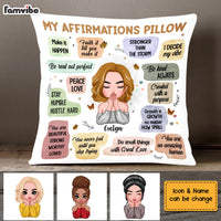 Personalized Boho Affirmation Pillow 23146 thumb 1