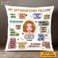 Personalized Boho Affirmation Pillow 23146 thumb 1