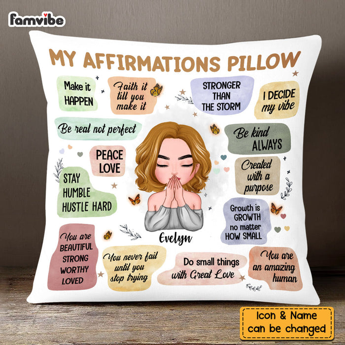 Personalized Boho Affirmation Pillow 23146 1