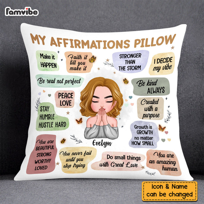 Personalized Boho Affirmation Pillow 23146 1