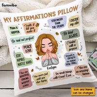Personalized Boho Affirmation Pillow 23146 thumb 1