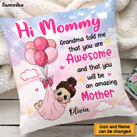 Personalized Gift for New Mom Pillow 23149 thumb 1