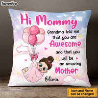Personalized Gift for New Mom Pillow 23149 thumb 1