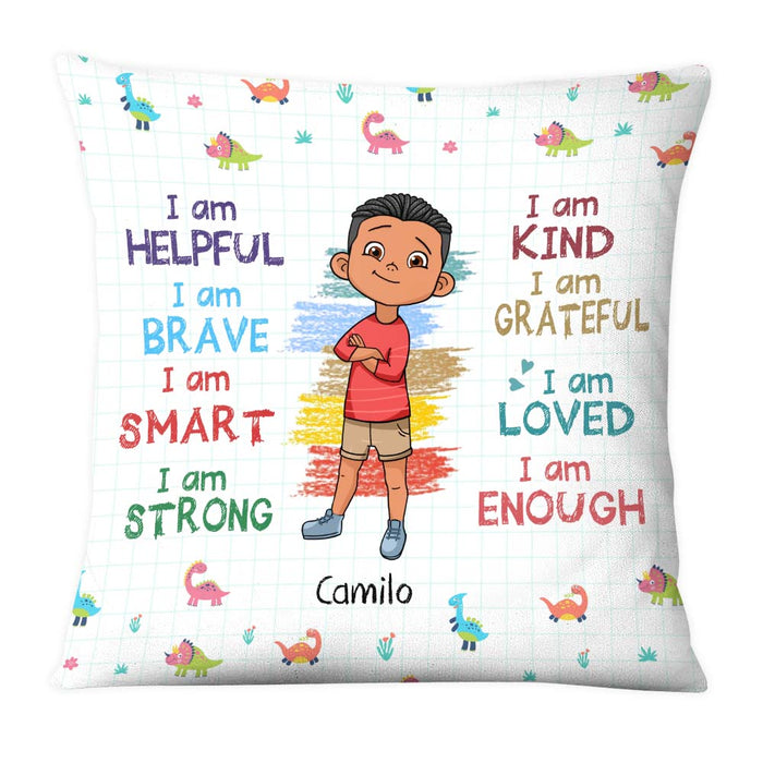 Personalized Gift For Grandson I Am Kind Pillow 23150 1