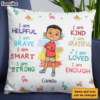 Personalized Gift For Grandson I Am Kind Pillow 23150 thumb 1