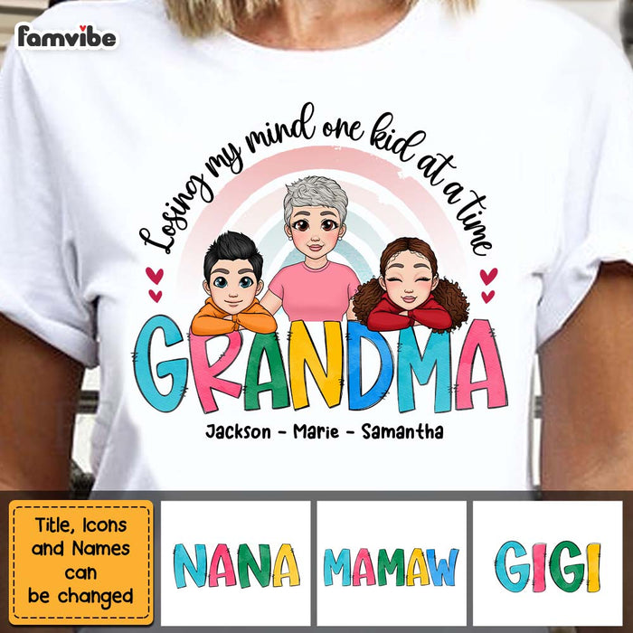 Personalized Grandma Losing My Mibd One Kid At A Time Shirt - Hoodie - Sweatshirt 23151 1