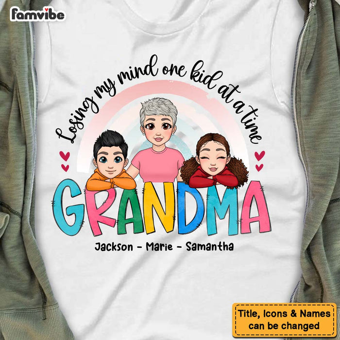 Personalized Grandma Losing My Mibd One Kid At A Time Shirt - Hoodie - Sweatshirt 23151 1