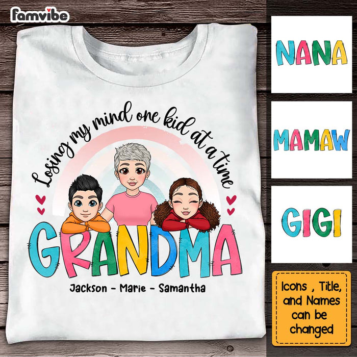 Personalized Grandma Losing My Mibd One Kid At A Time Shirt - Hoodie - Sweatshirt 23151 1