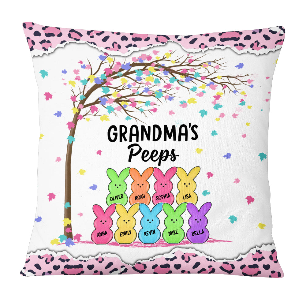 Personalized Grandma Peeps Easter Pillow 22882 Primary Mockup