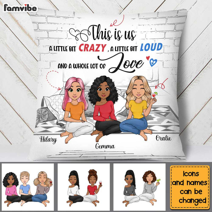 Personalized Gift Friends Forever Pillow 23156 1