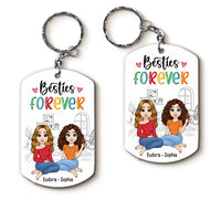 Personalized Gift Friends Forever Aluminum Keychain 23158 thumb 1