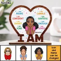 Personalized Gift For Granddaughter I Am Wood Plaque 23163 thumb 1