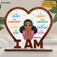 Personalized Gift For Granddaughter I Am Wood Plaque 23163 thumb 1