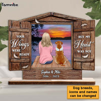 Personalized Memorial Gift for Dog Mom Wood Plaque 23169 thumb 1
