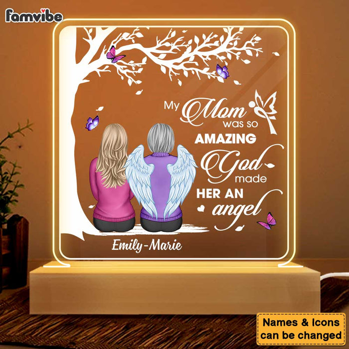 Personalized Memo My Mom Was So Amazing Plaque LED Lamp Night Light 23170 1