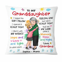Hug This Pillow Gift: Personalized Present for Granddaughter from Grandma thumb 1