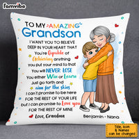 Personalized Gift For Grandson You Are Capable Pillow 23172 thumb 1