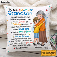 Personalized Gift For Grandson You Are Capable Pillow 23172 thumb 1