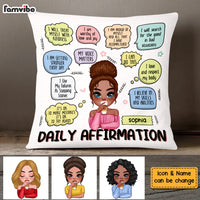 Personalized Gift For Daughter Daily Affirmations Pillow 23175 thumb 1