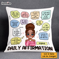 Personalized Gift For Daughter Daily Affirmations Pillow 23175 thumb 1