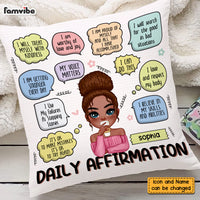 Personalized Gift For Daughter Daily Affirmations Pillow 23175 thumb 1