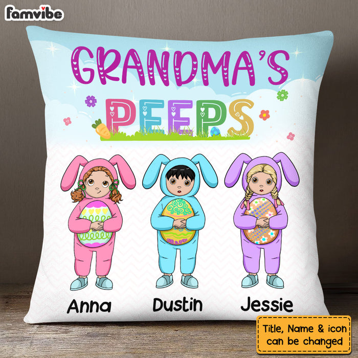 Personalized Easter Gift for Grandma Pillow 23188 1