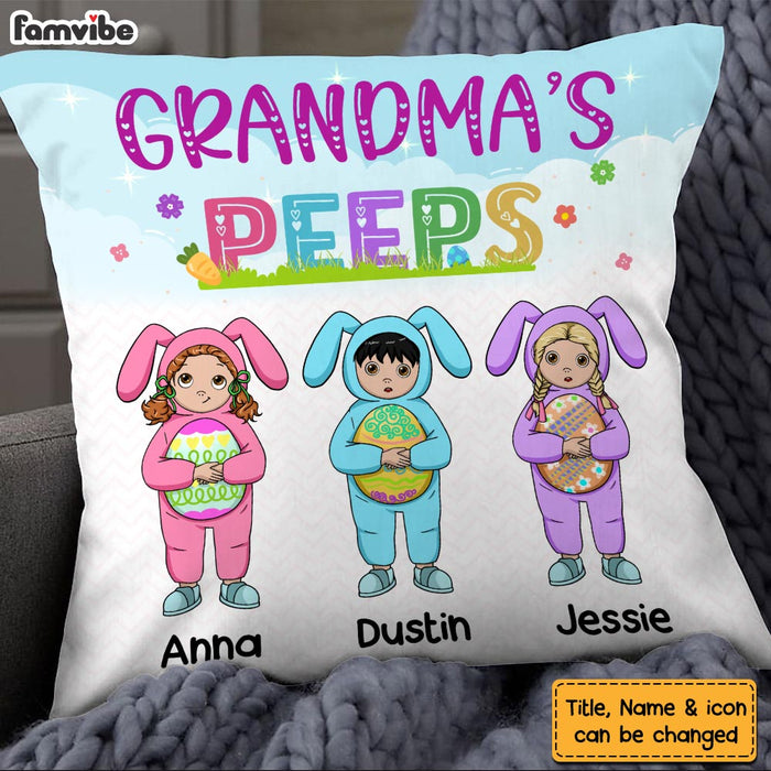 Personalized Easter Gift for Grandma Pillow 23188 1