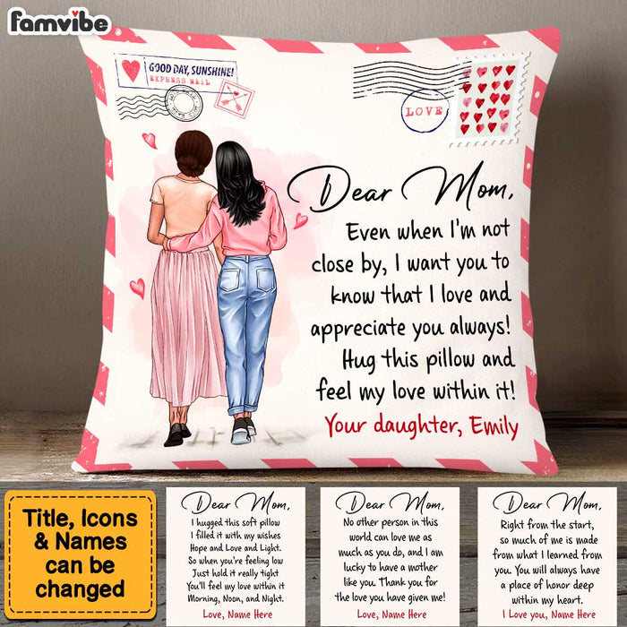 Personalized Gift For Mom Letter Pillow 23194 1