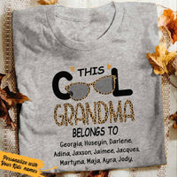Personalized Cool Grandma White T Shirt JN181 81O36 thumb 1