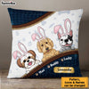 Personalized Easter Gift for Dog Mom, Dog Dad Pillow 23200 1