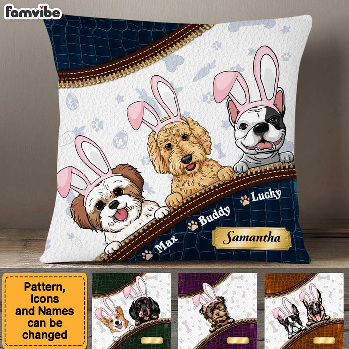Personalized Easter Gift for Dog Mom, Dog Dad Pillow 23200 1