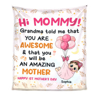 Personalized Gift for New Mom Blanket 23202 thumb 1