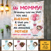 Personalized Gift for New Mom Blanket 23202 thumb 1