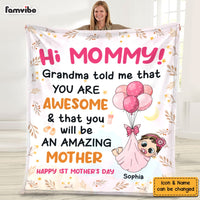 Personalized Gift for New Mom Blanket 23202 thumb 1