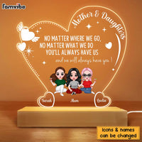 Personalized Gift Mother And Daughter Plaque LED Lamp Night Light 23204 thumb 1