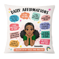 Personalized Gift for Daughter Daily Affirmations Pillow 23207 thumb 1