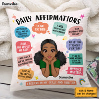 Personalized Gift for Daughter Daily Affirmations Pillow 23207 thumb 1
