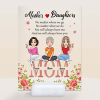Personalized Gift For Mom Daughter Acrylic Plaque 23212 thumb 1