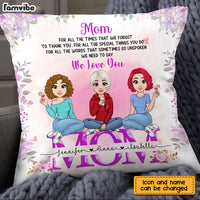 Personalized Gift For Mom Daughter Pillow 23213 thumb 1
