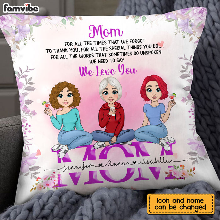 Personalized Gift For Mom Daughter Pillow 23213 1
