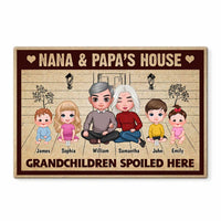 Personalized Nana & Papa’s House Doormat 23219 thumb 1