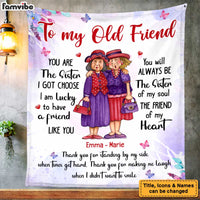Personalized Friendship Gift You Are The Sister Blanket 23221 thumb 1