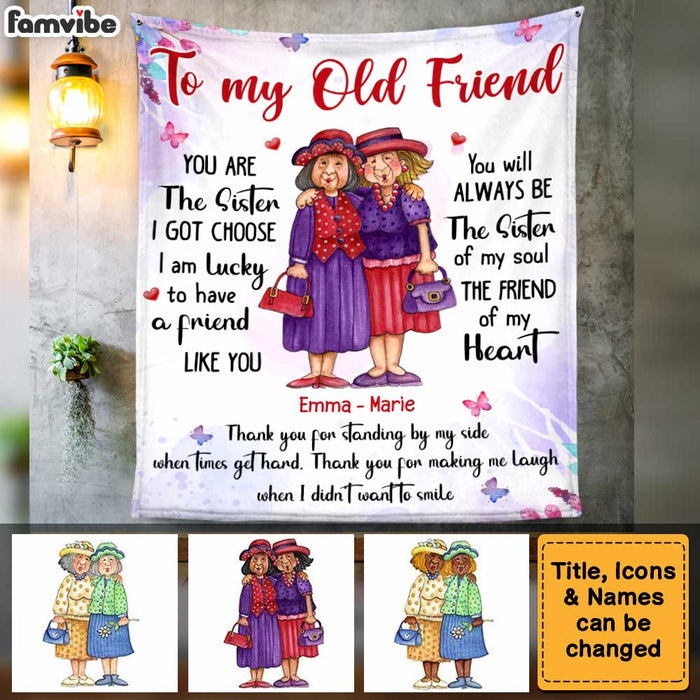 Personalized Friendship Gift You Are The Sister Blanket 23221 1