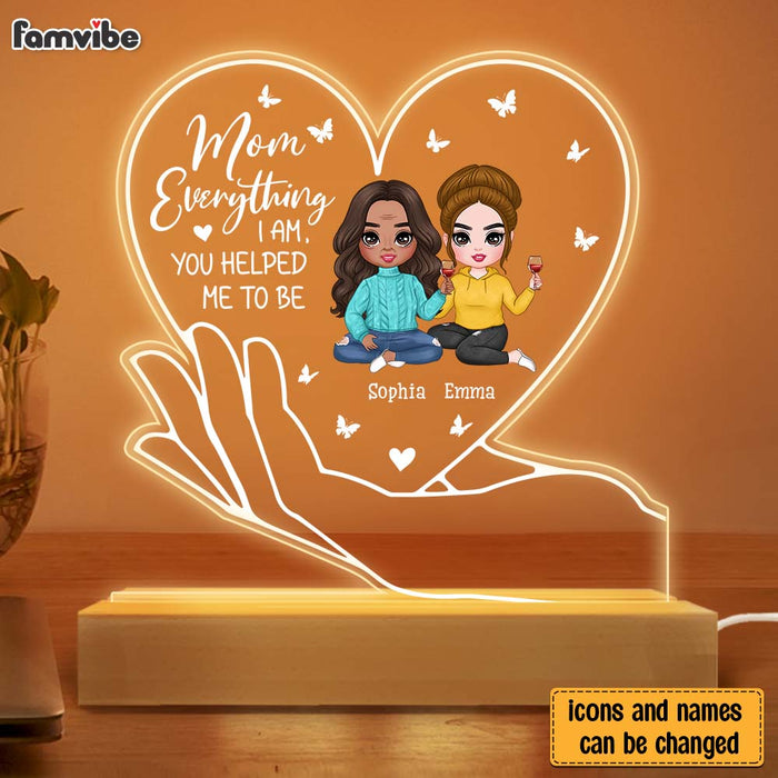 Personalized Gift For Mom Everything We're Plaque LED Lamp Night Light 23222 1