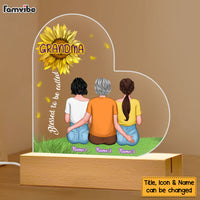 Personalized Blessed To Be Called Grandma Plaque LED Lamp Night Light 23232 thumb 1