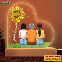Personalized Blessed To Be Called Grandma Plaque LED Lamp Night Light 23232 thumb 1